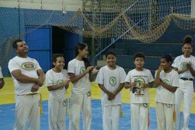 Imagem da notícia Festival de Capoeira reúne mais de 80 participantes e fortalece projeto social em Chapadão do Sul
